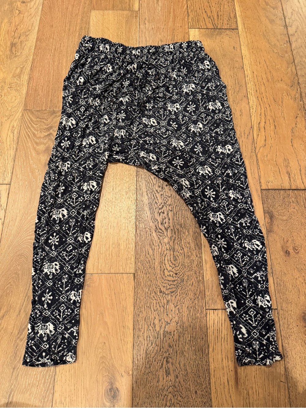 Patterned Harem Pants